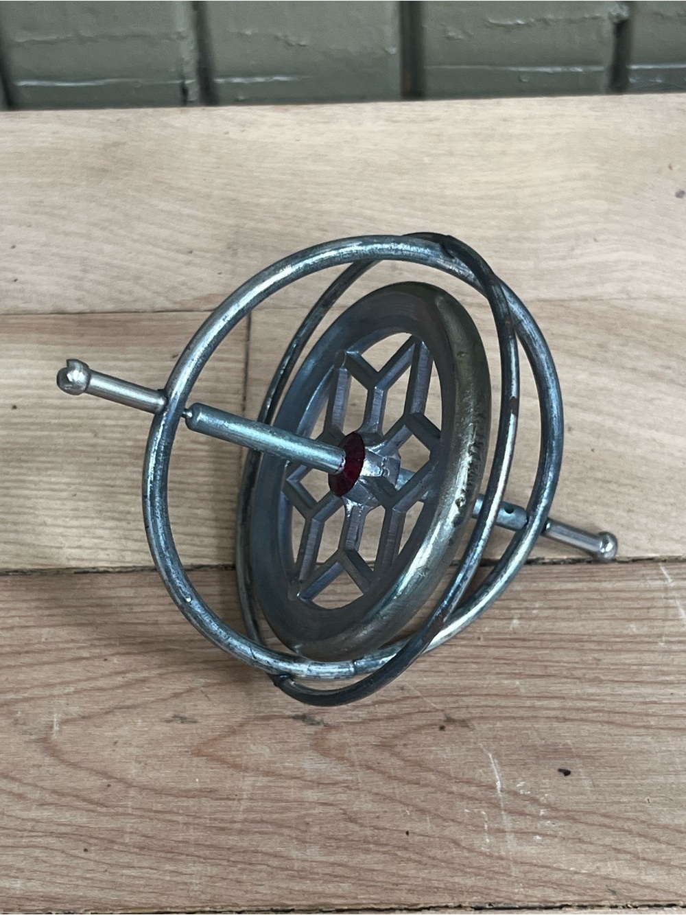 Gyroscope Vintage Fidget Spinner MCM Accent Conversation Piece